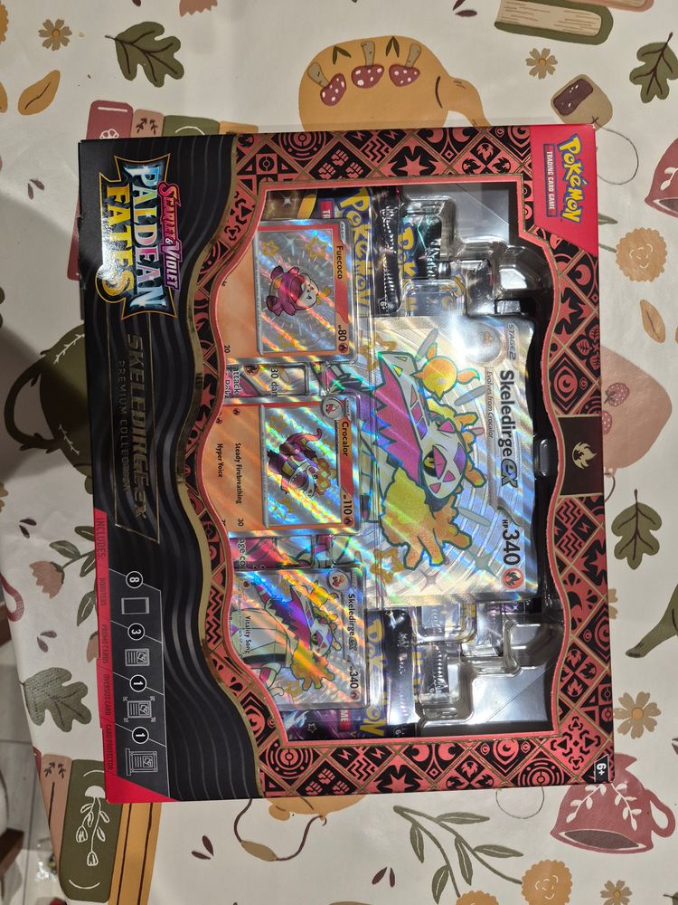 Paldean fates skelridge ex premium collection  obraz 1