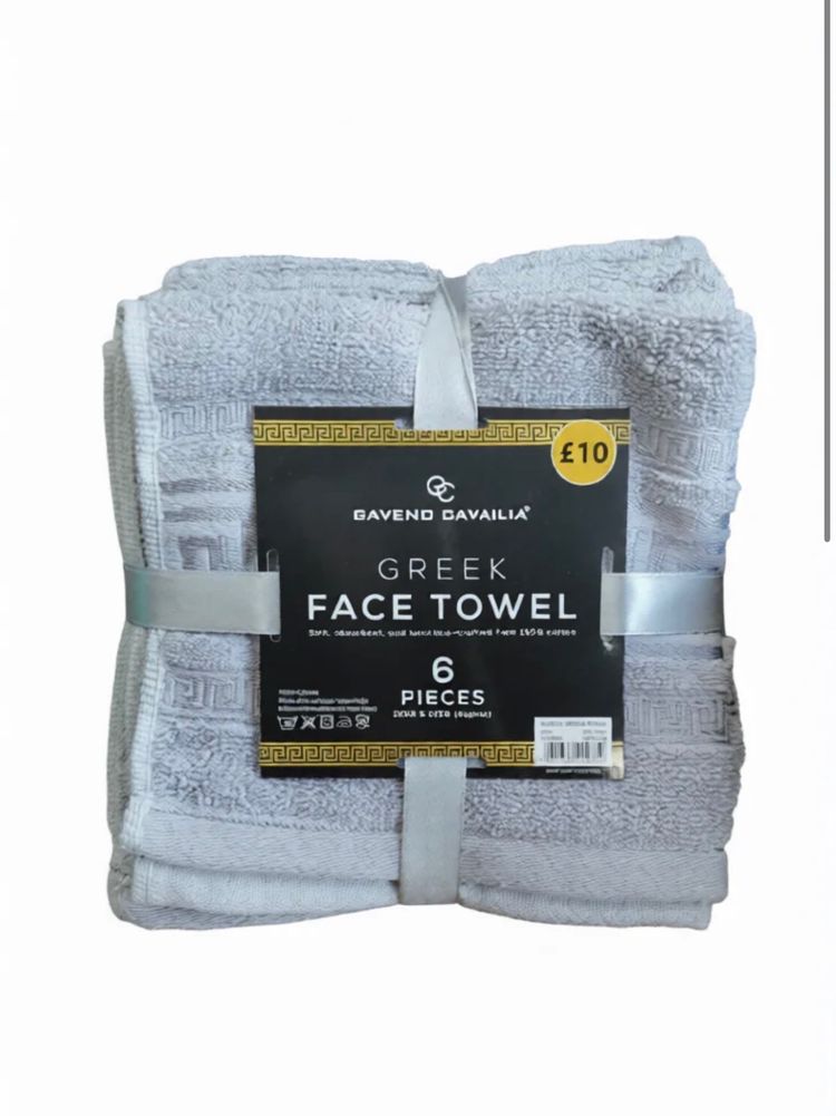 Gavendo Cavailia Greek Face Towel 6 Pieces