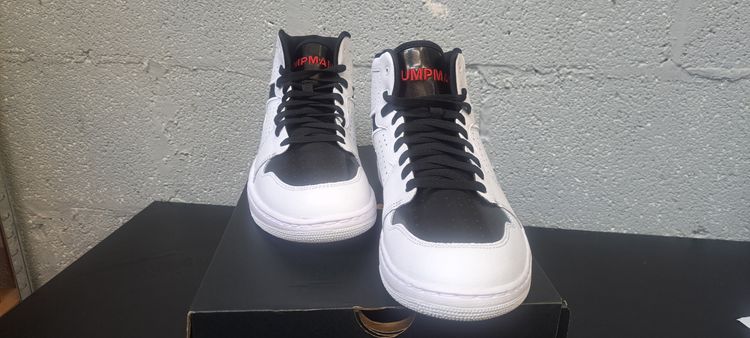 Jordan Access Jumpan UK 10.5 EUR 45.5 White Gym Red Black Brand New Full Box image 2
