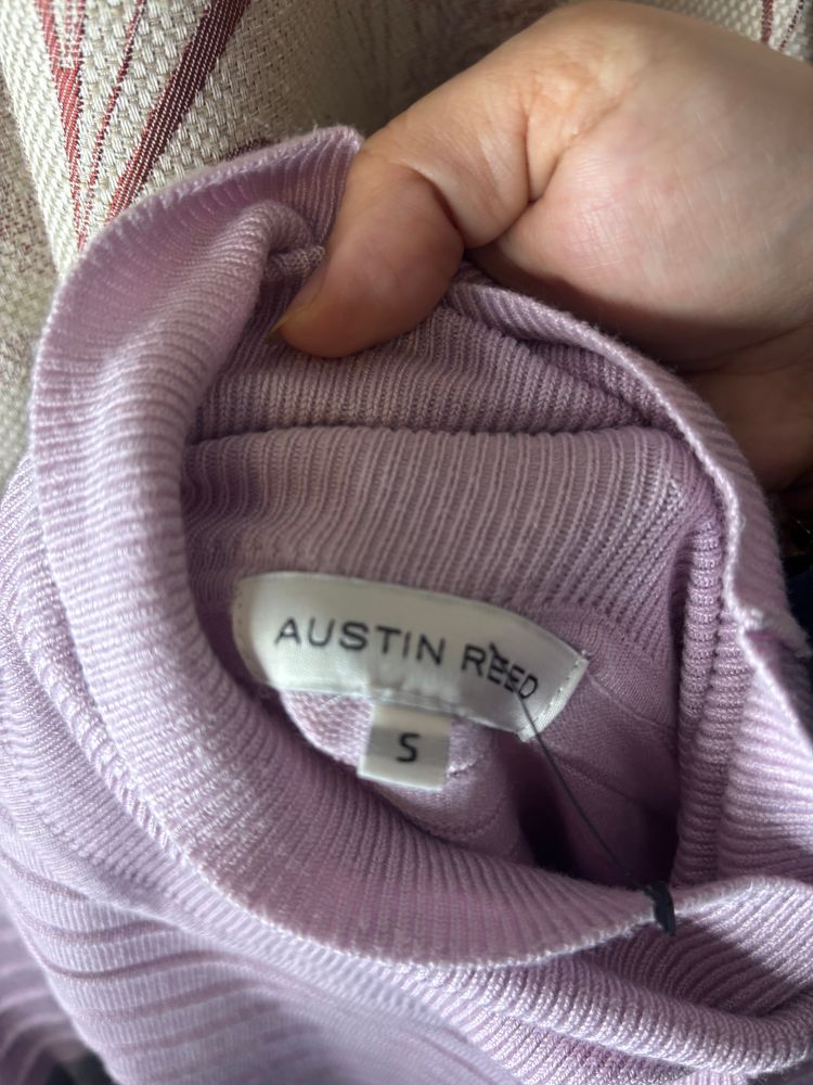 Austin Reed Striped Turtleneck Sweater image 5