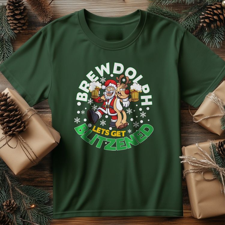 BrewDolph Blitzend T-Shirt - Santa's 6