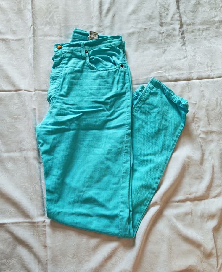 Vintage Turquoise Trousers 