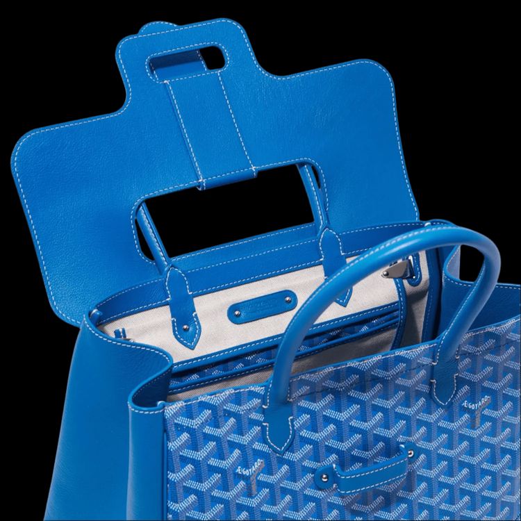 Goyard Saigon Tote Bag Blue image 5