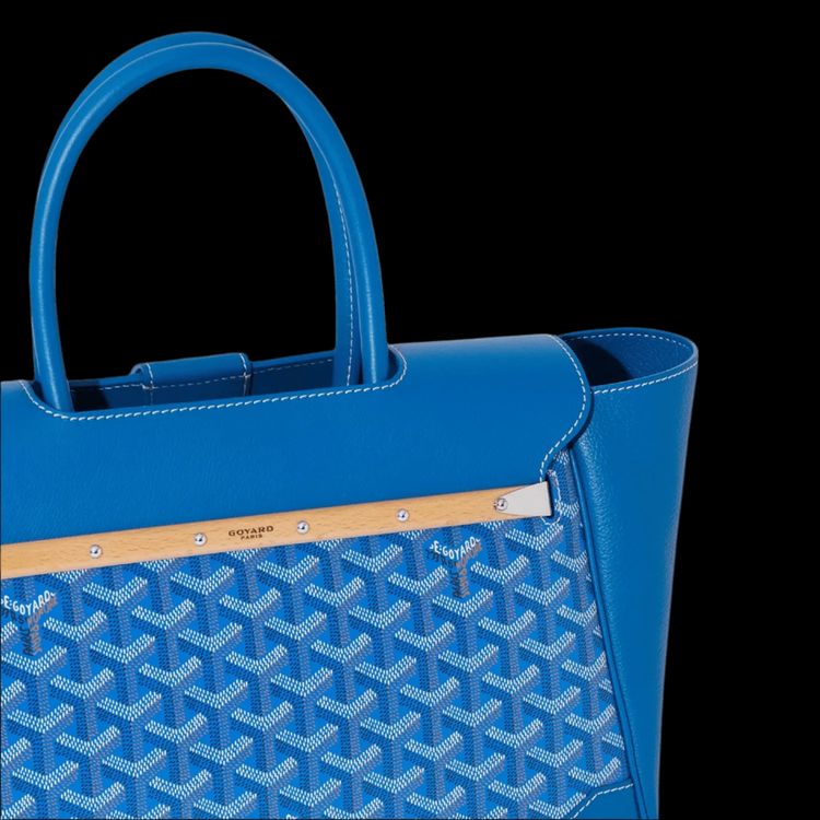Goyard Saigon Tote Bag Blue image 3