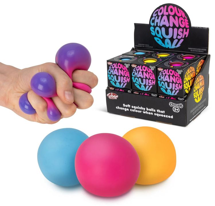 Scrunchems Colour Change Squish Ball - Assorted - Each