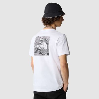The North Facewhite celebration graphic t-shirt