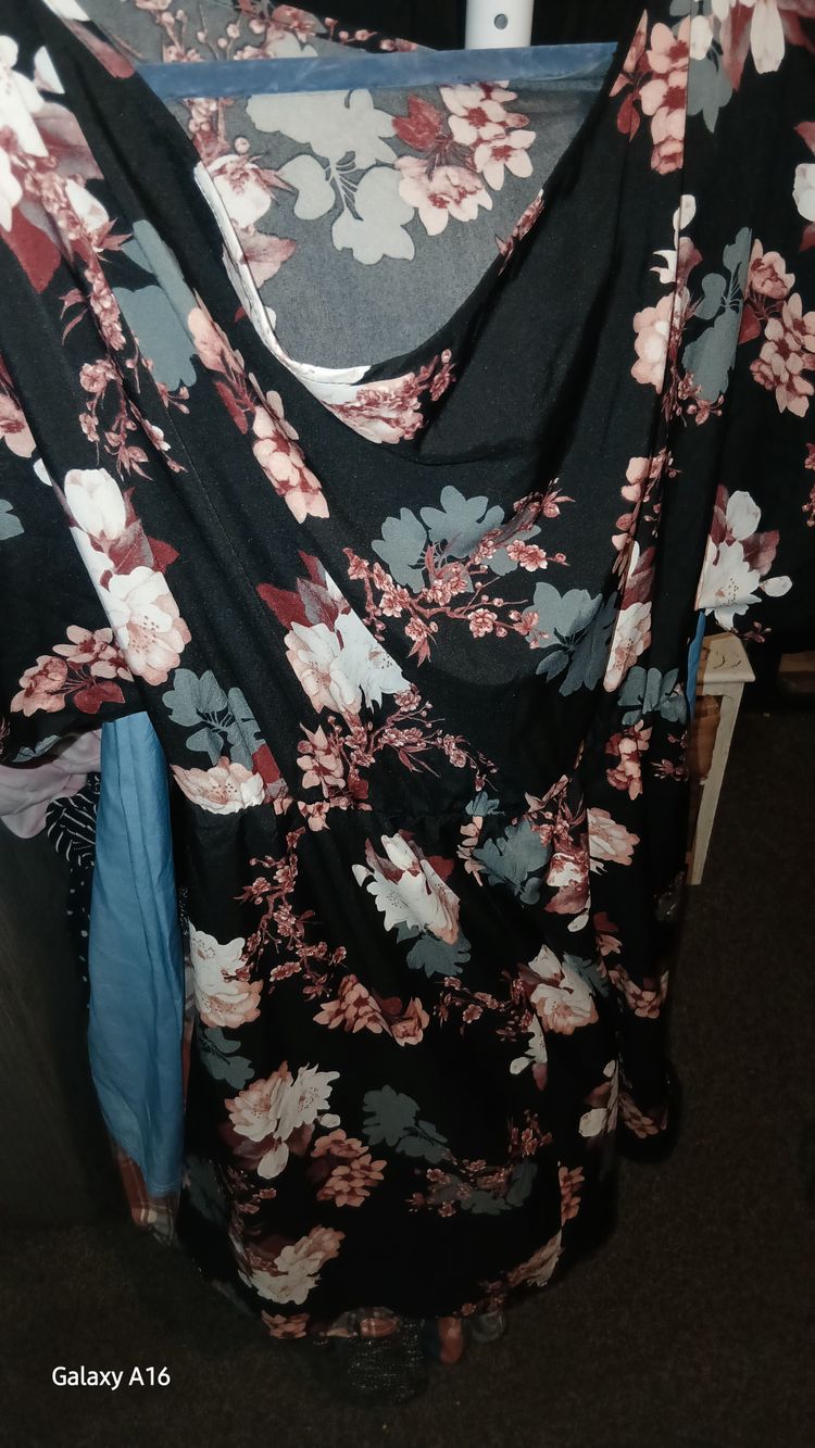 Other Shein Black Floral Dress product image