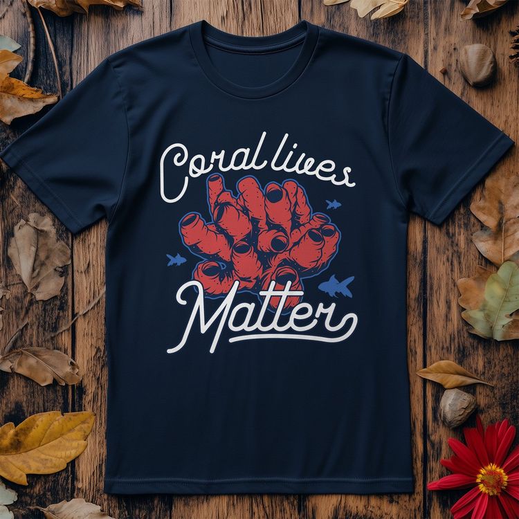 Coral Live Matter T-Shirt image 1