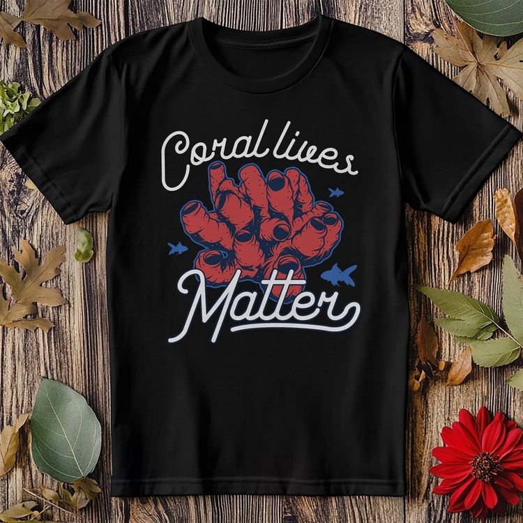 Coral Live Matter T-Shirt image 5