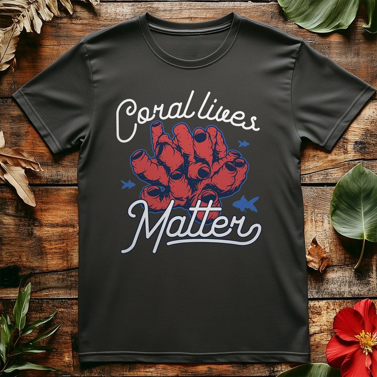 Coral Live Matter T-Shirt image 3