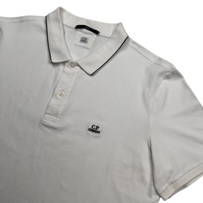 C.P. Company Polo Shirt - White 3