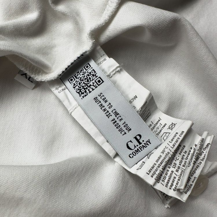 C.P. Company Polo Shirt - White 6