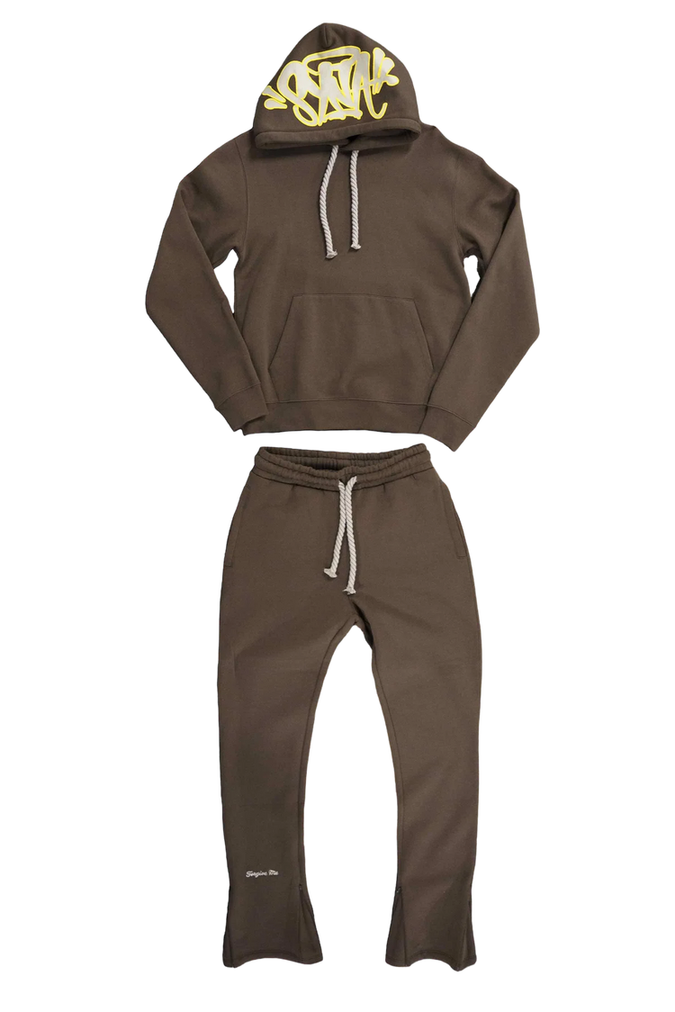 Synaworld ‘Syna Logo’ Tracksuit - Brown