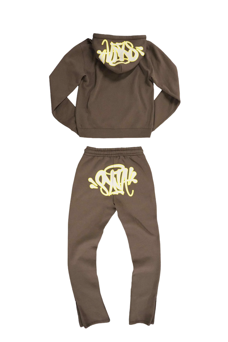 Synaworld ‘Syna Logo’ Tracksuit - Brown 8