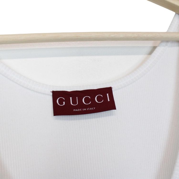 Gucci Logo Print Vest Tank Top Medium obraz 2