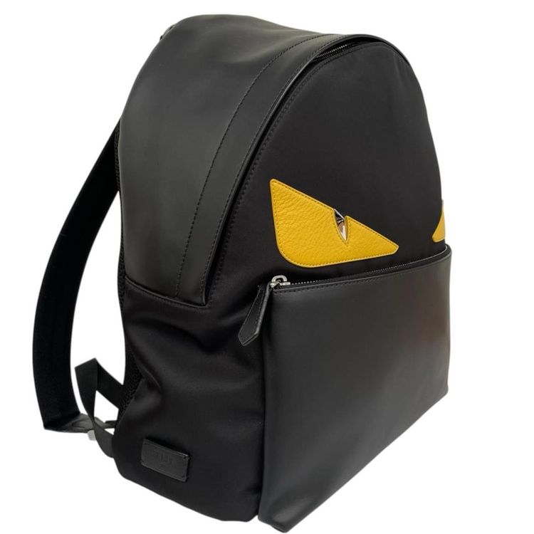 Immagine di Pre-Loved Fendi Monster Bug Eyes Nylon/Leather Backpack 9