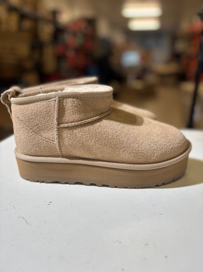 Beige Suede Ankle Boots UGG