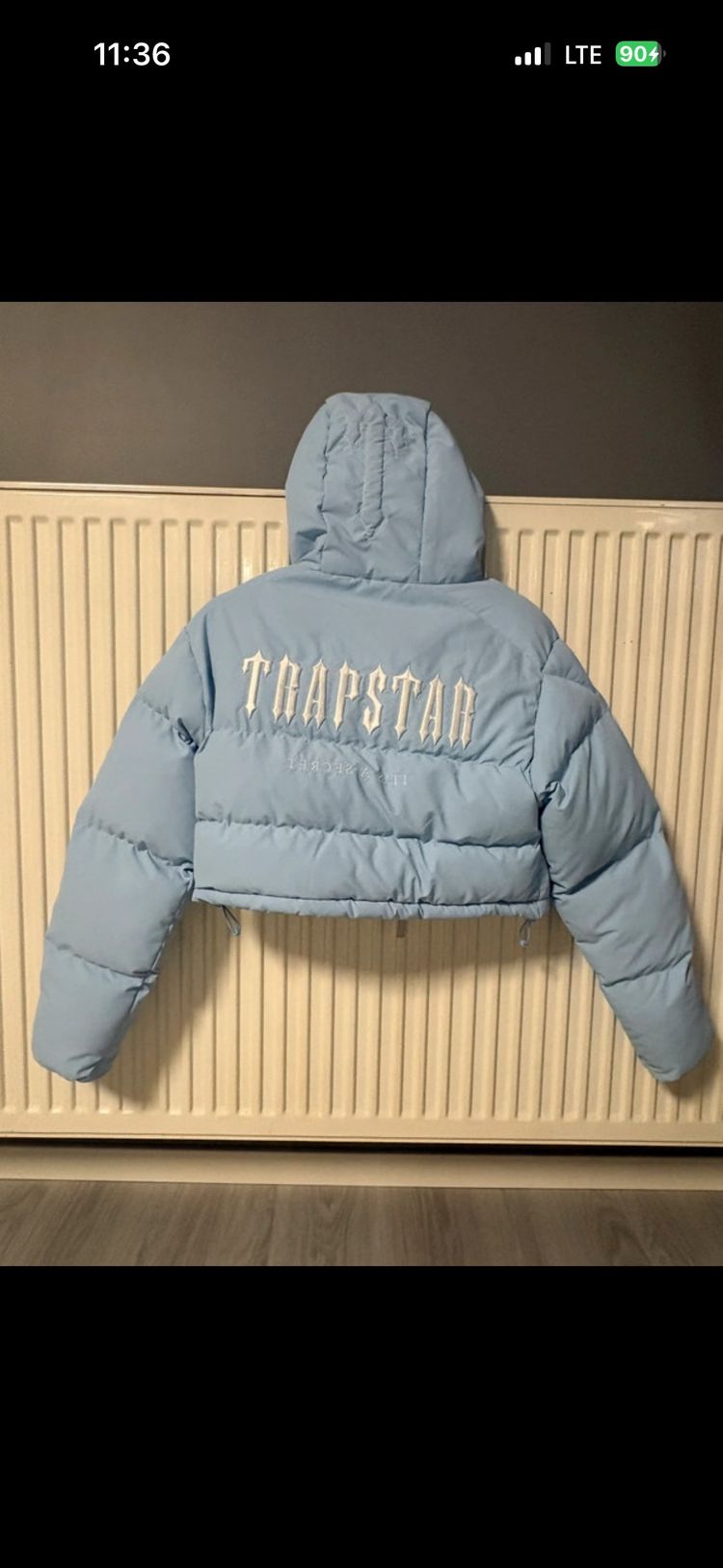 Trapstar Trapstar Light Blue Cropped Puffer Jacket product image