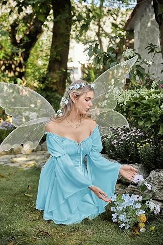 Immagine di Light Blue Off-Shoulder Dress 2