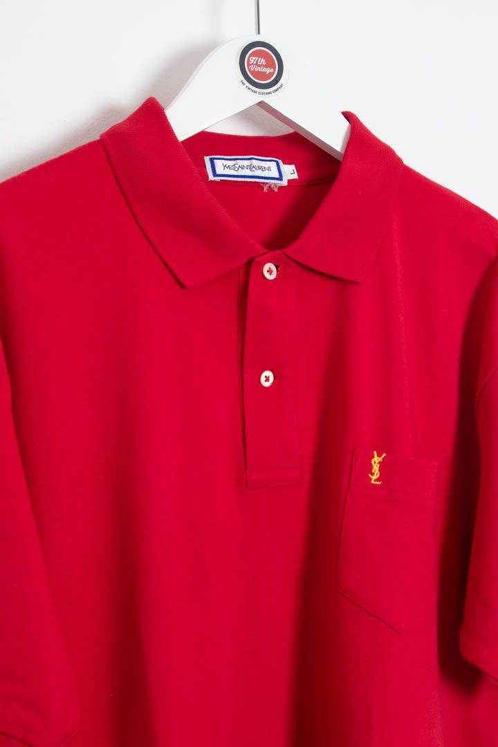 YSL Short Sleeve Polo Shirt (L) image 3