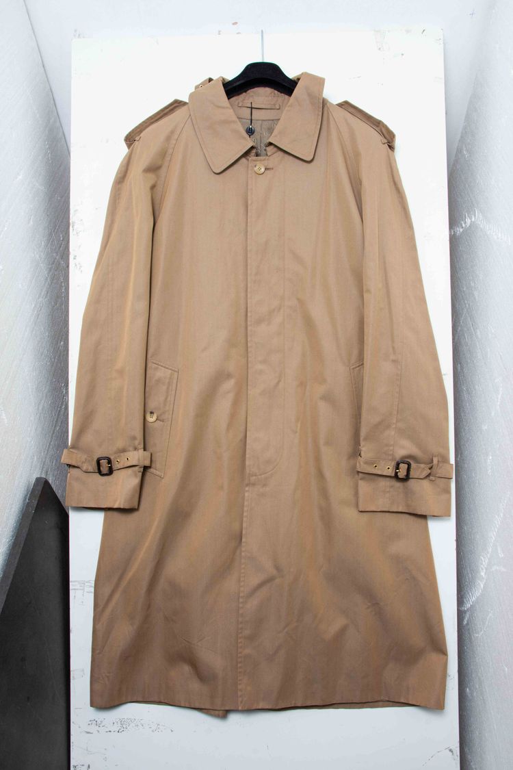 Gucci Vintage Monogram-Lined Cotton Gabardine Trench Coat