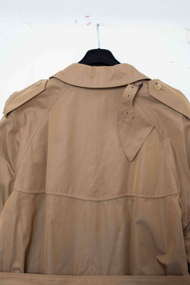 Gucci Vintage Monogram-Lined Cotton Gabardine Trench Coat imagen 23