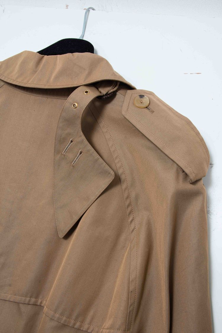 Gucci Vintage Monogram-Lined Cotton Gabardine Trench Coat imagen 22