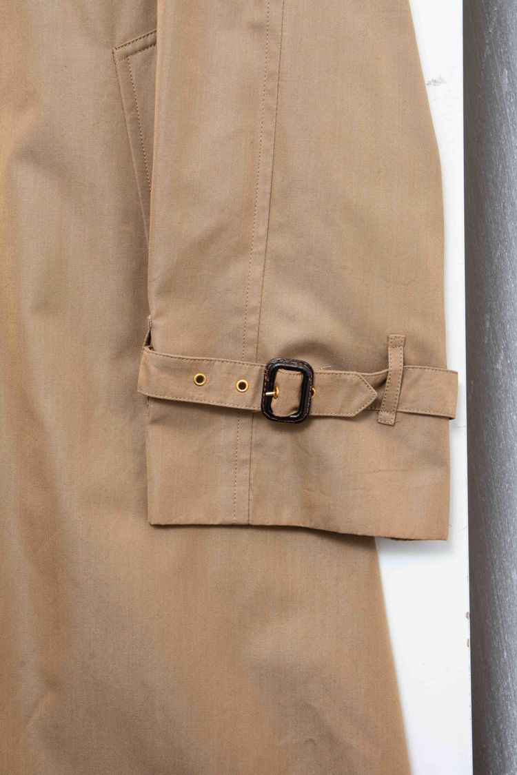 Gucci Vintage Monogram-Lined Cotton Gabardine Trench Coat imagen 20