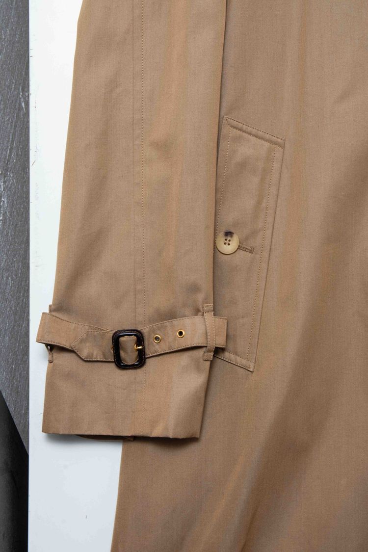 Gucci Vintage Monogram-Lined Cotton Gabardine Trench Coat imagen 21
