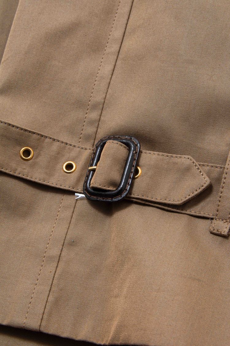 Gucci Vintage Monogram-Lined Cotton Gabardine Trench Coat imagen 8