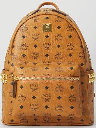 MCM Large Stark Backpack Brown