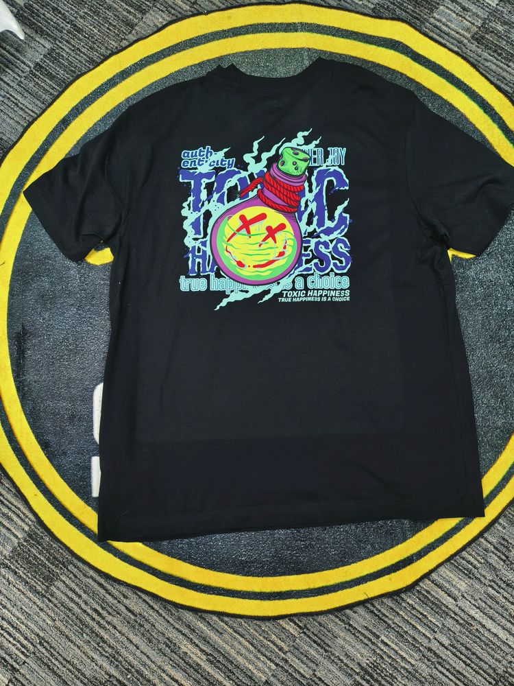 Zero13 Toxic Happiness Black T-Shirt,New, All sizes