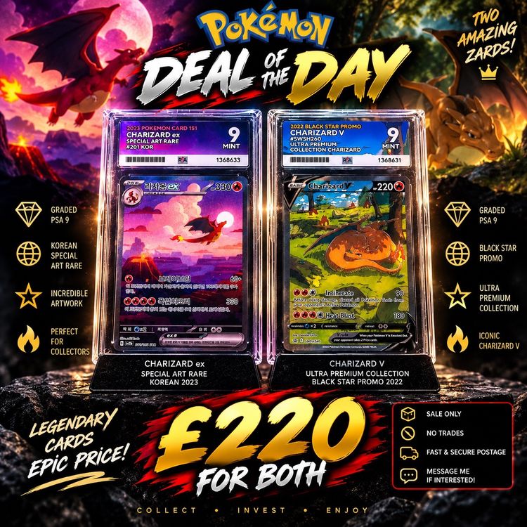 Pokémon Charizard Ex And Charizard V ACE 9 Cards image 1