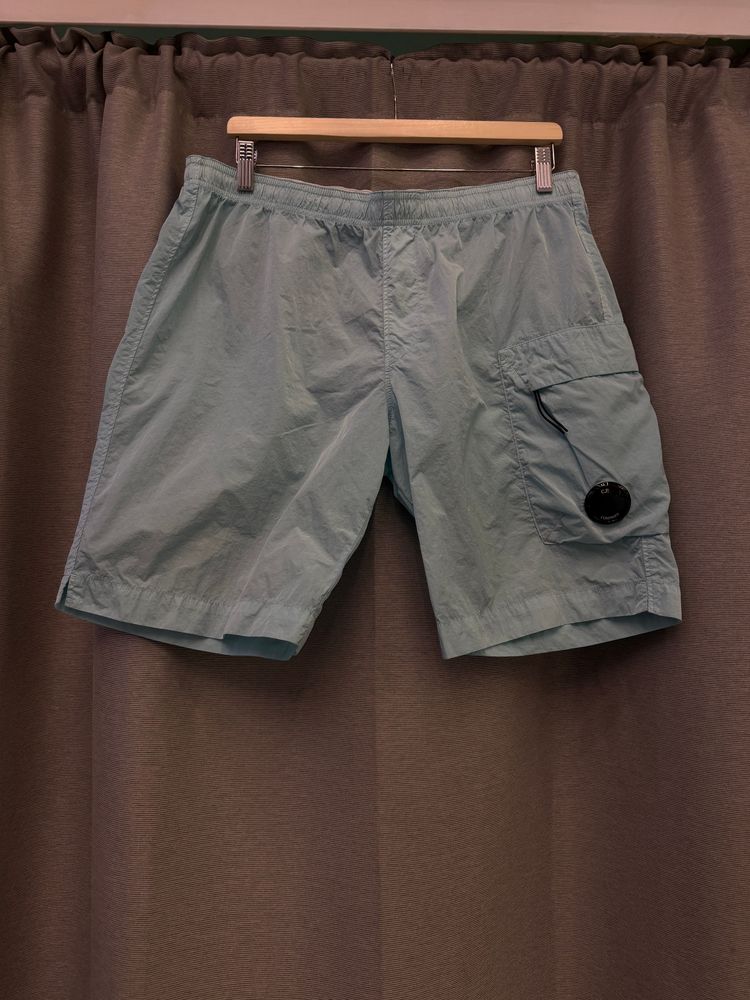 C.P. Company Light Blue Cargo Shorts