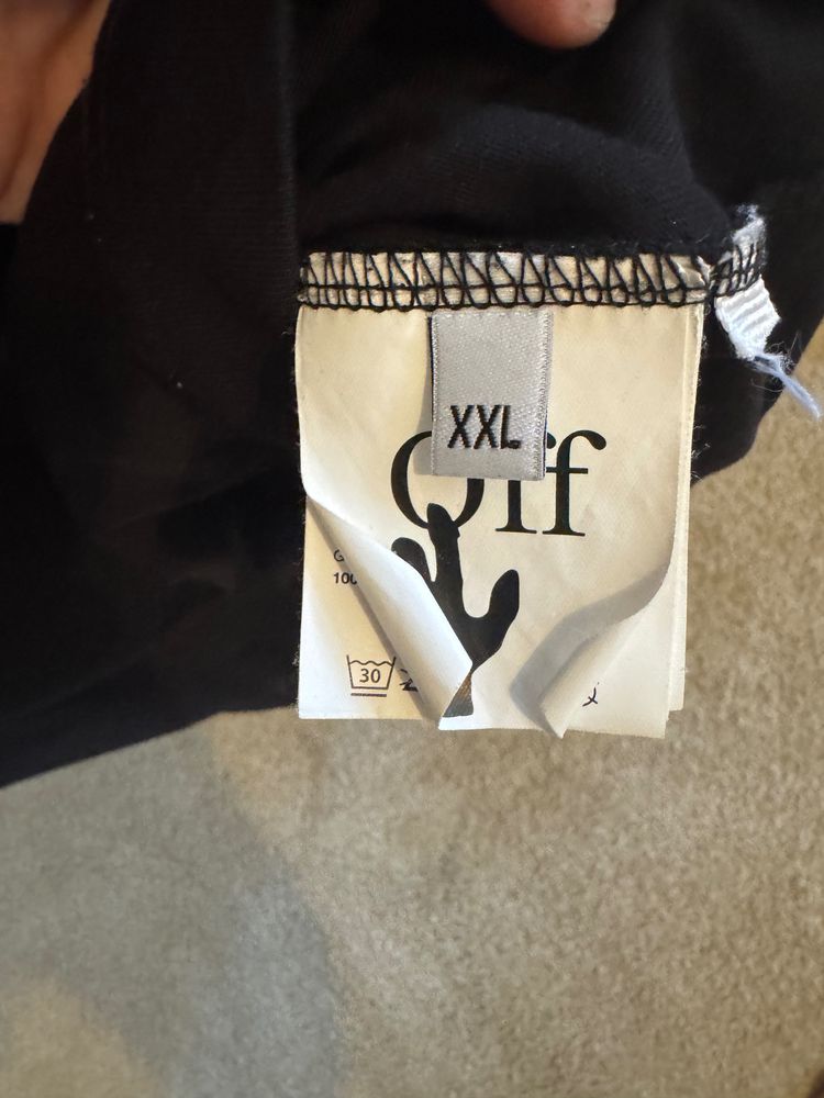 Off-White Black Oversized T-Shirt image 4