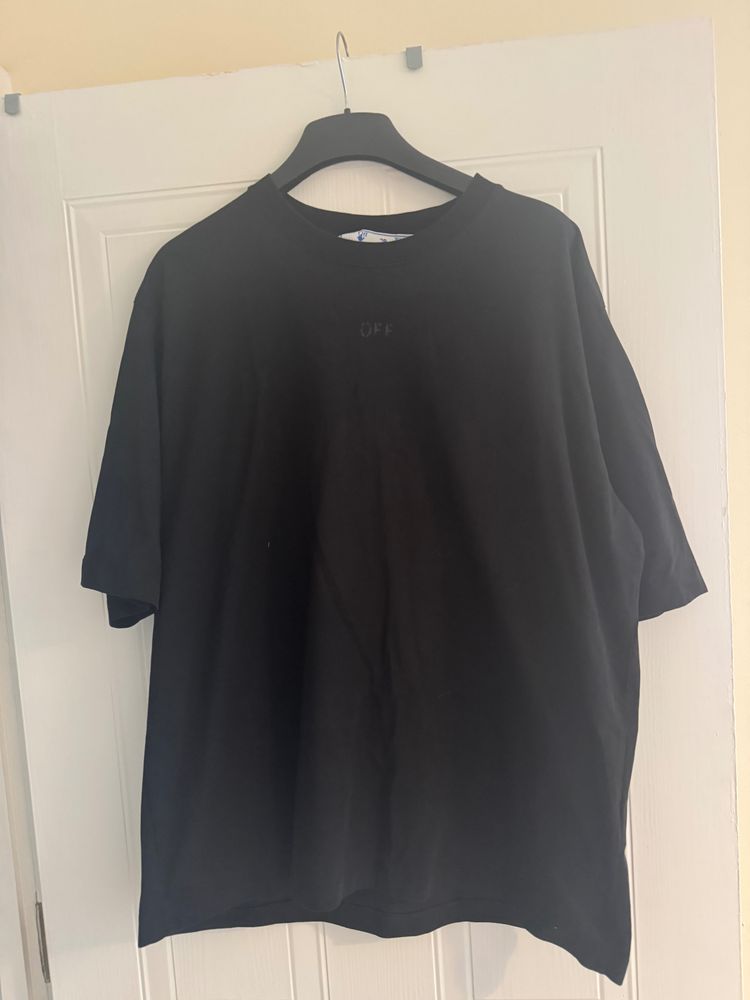 Off-White Black Oversized T-Shirt image 3