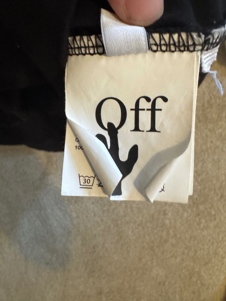 Off-White Black Oversized T-Shirt image 5