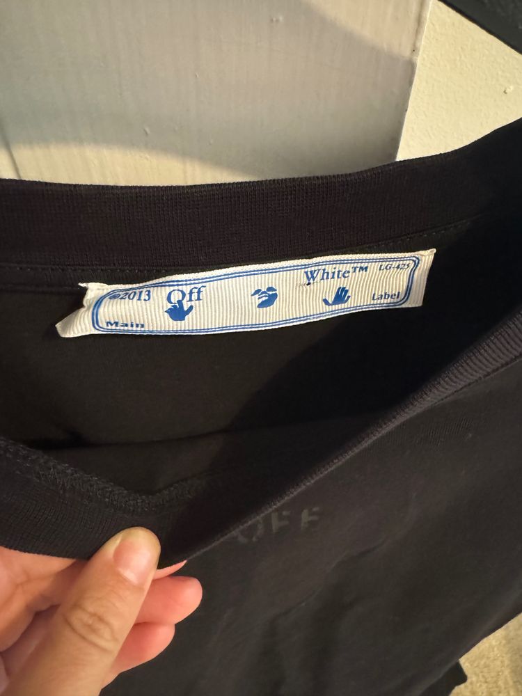 Off-White Black Oversized T-Shirt image 2