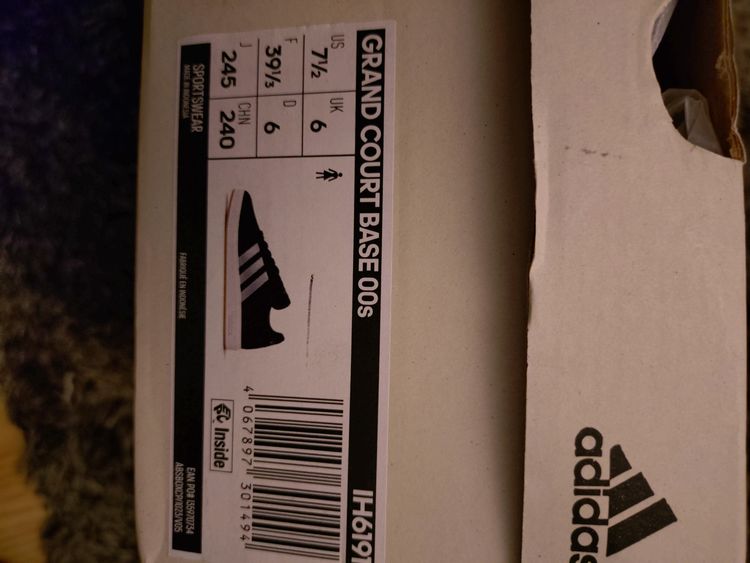 Adidas Grand Court Base 00S Sneakers uk6 obraz 8