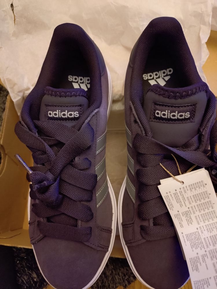 Adidas Grand Court Base 00S Sneakers uk6 obraz 2