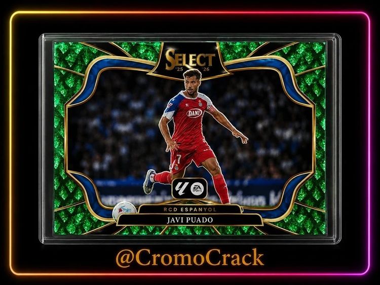 Javi Puado Dragon Scale /28 – Panini Select LaLiga 2025/26