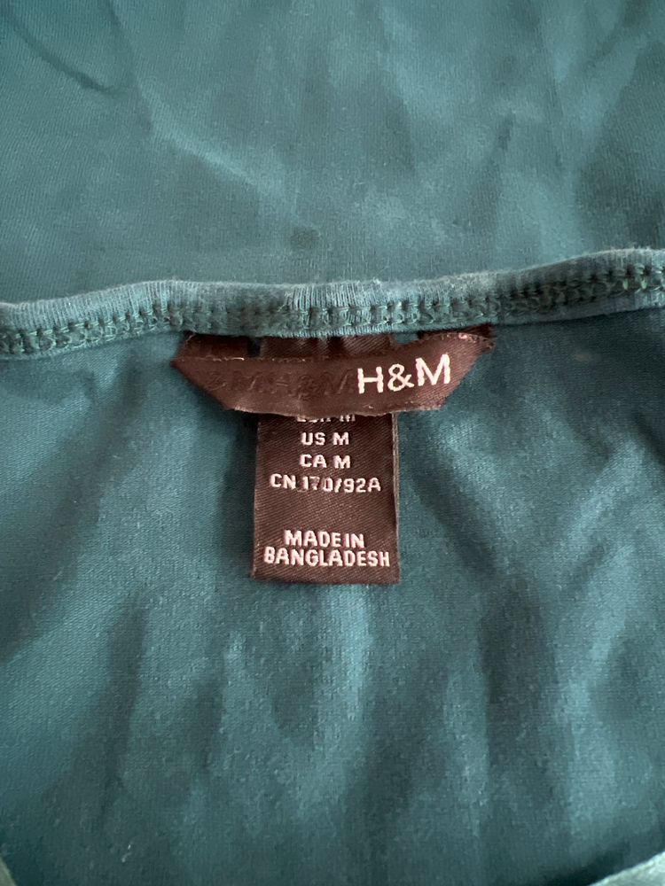 gilmore girls | medium teal old label H&M cap sleeve top 4