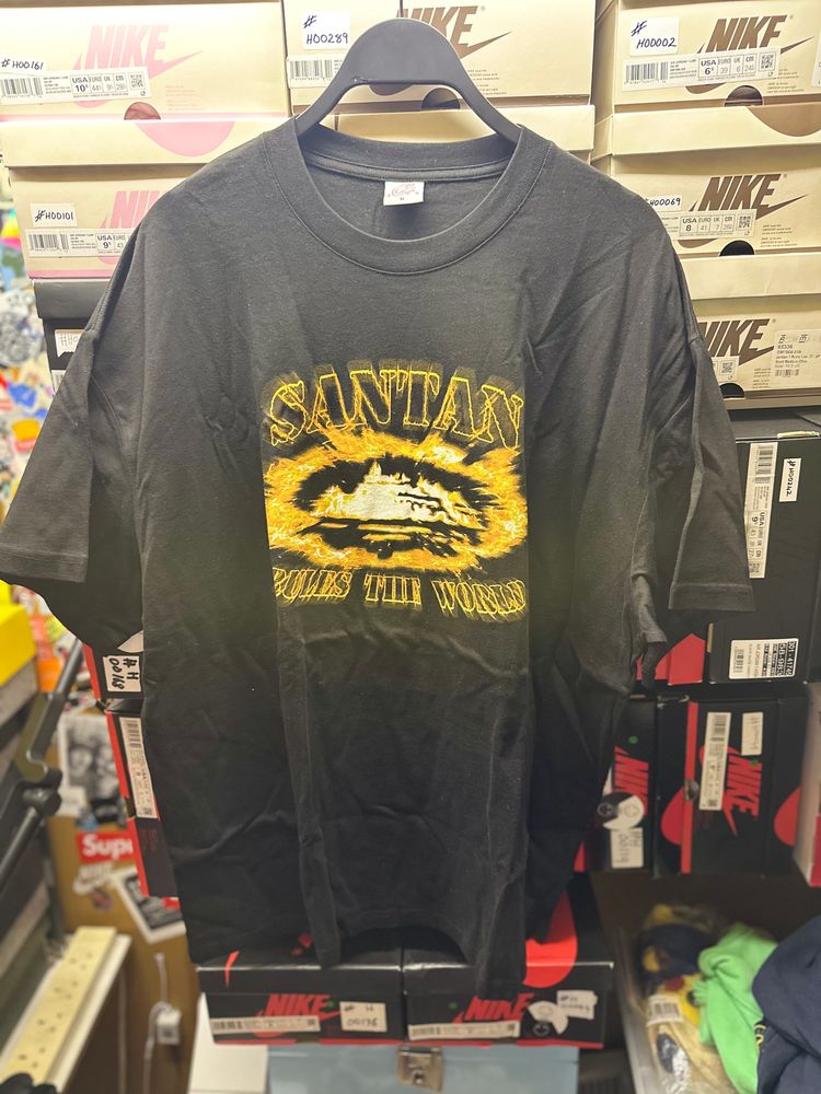 Corteiz SAINTIAN Graphic Tee – Black – Size XL