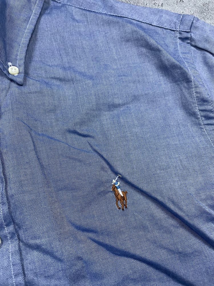 Immagine di Koszula z krótkim rękawem Ralph Lauren Chambray Oxford 7