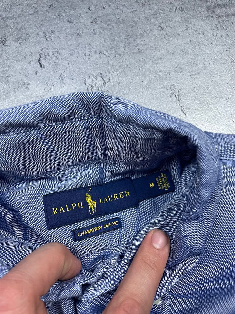 Immagine di Koszula z krótkim rękawem Ralph Lauren Chambray Oxford 6