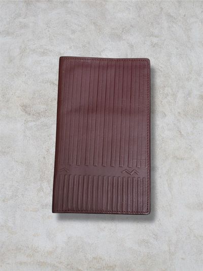 versace brown leather wallet