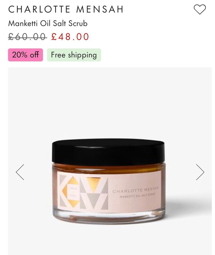 Manketti Oil Salt Scrub