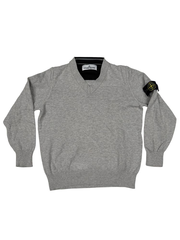 Stone Island Junior Badge Sweatshirt - Grey (749333174)