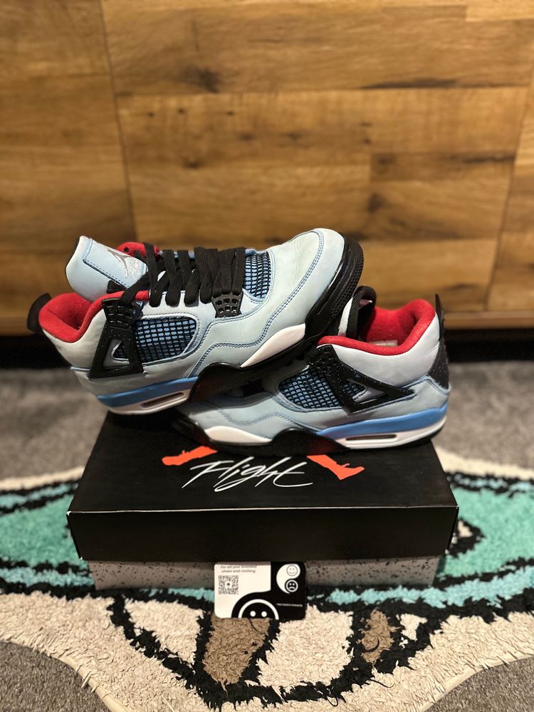 Nike Air Jordan 4 “Travis Scott Cactus Jack” U.K. 9.5 imagen 2