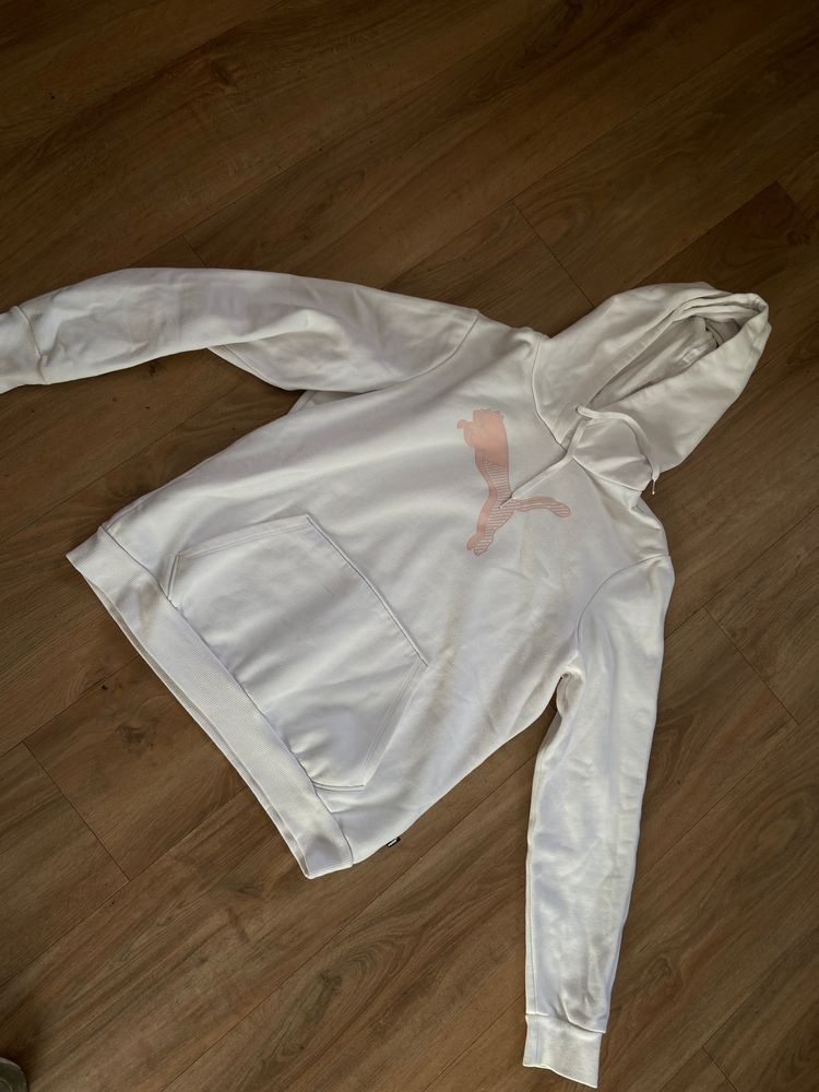 Puma White Hoodie